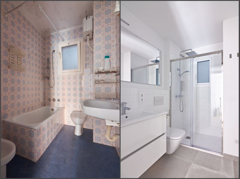 Before and After Bathroom Remodels